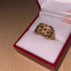 14kt Gold Nugget Ring
