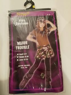 Girls major trouble Halloween costume