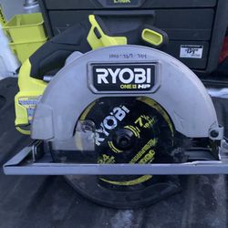 Ryobi 18v Hp 7 1/4 Inch Circular Saw Tool Only No Battery No Charger 