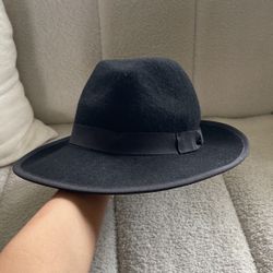 Black Wool Felt Hat