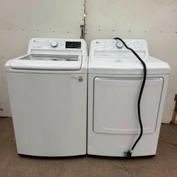 LG Washer And Electric Dryer 