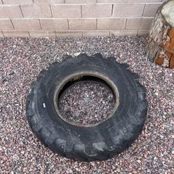 Workout Flipping Tractor Tire  