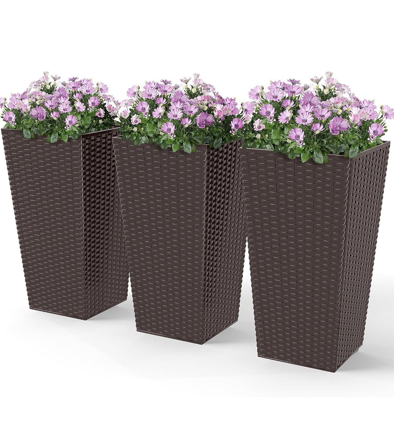 Decorative Rattan Planters