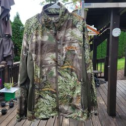 Scentlok Savanna EXT Camo Hunting Full Zip Jacket Size X Large Realtree