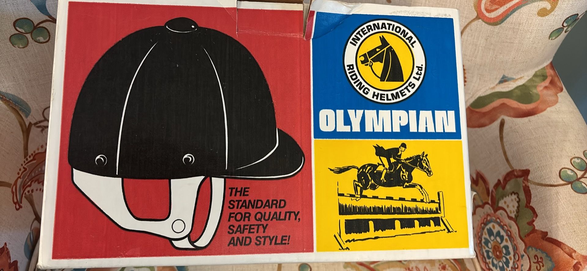 Olympian International Riding Helmet Size 7 1/4”