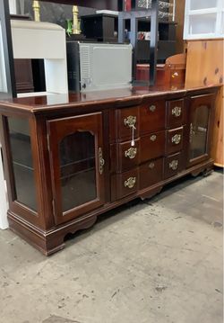 3 Drawer Buffet Cabinet Table Storage Organizer