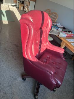 Leather office chair