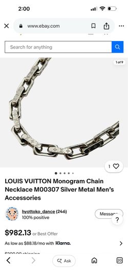 Luís Vuitton chain necklace