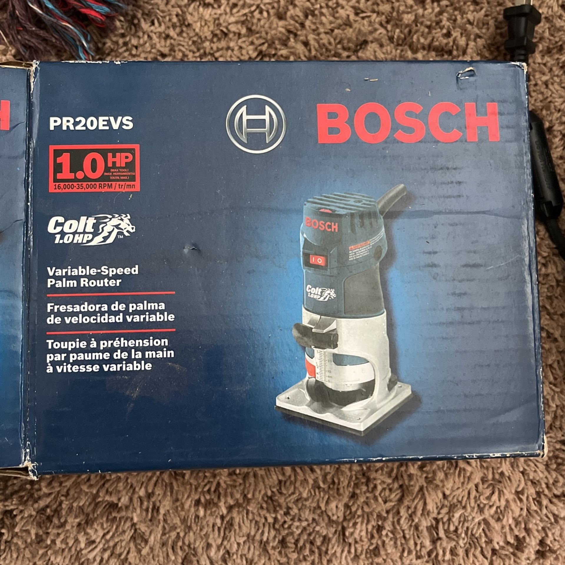 Bosch Colt PR20EVS Electronic Variable-Speed Palm Router