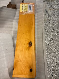 Set of 2 Solid Wood Floating Shelves – 8” x 36” x 2” Thick – Brand New
