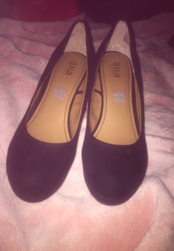 Black wedges size 9 1/2M