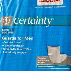 Unopened Walgreens Certainty Men’s Guards