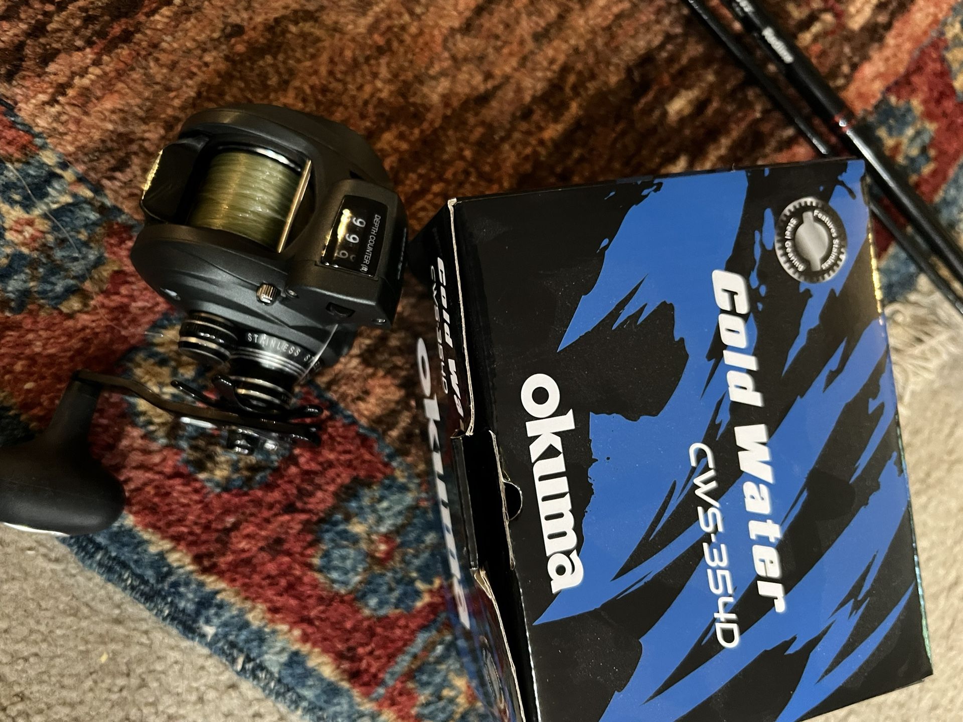 Okuma Cold water Cws-354d Trolling Reel