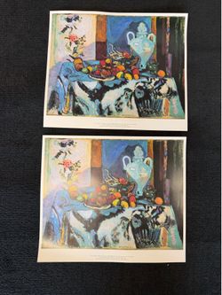 Henri Matisse "Blue Still Life" print