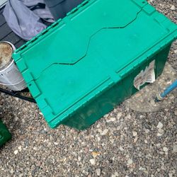 Two Plastic Storage Containers
