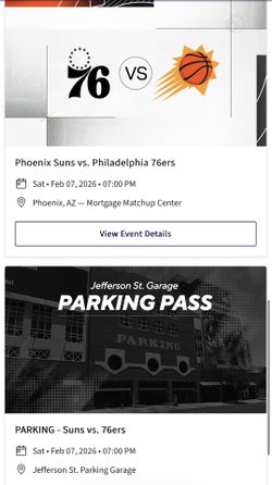 Phoenix Suns Lower level Tickets