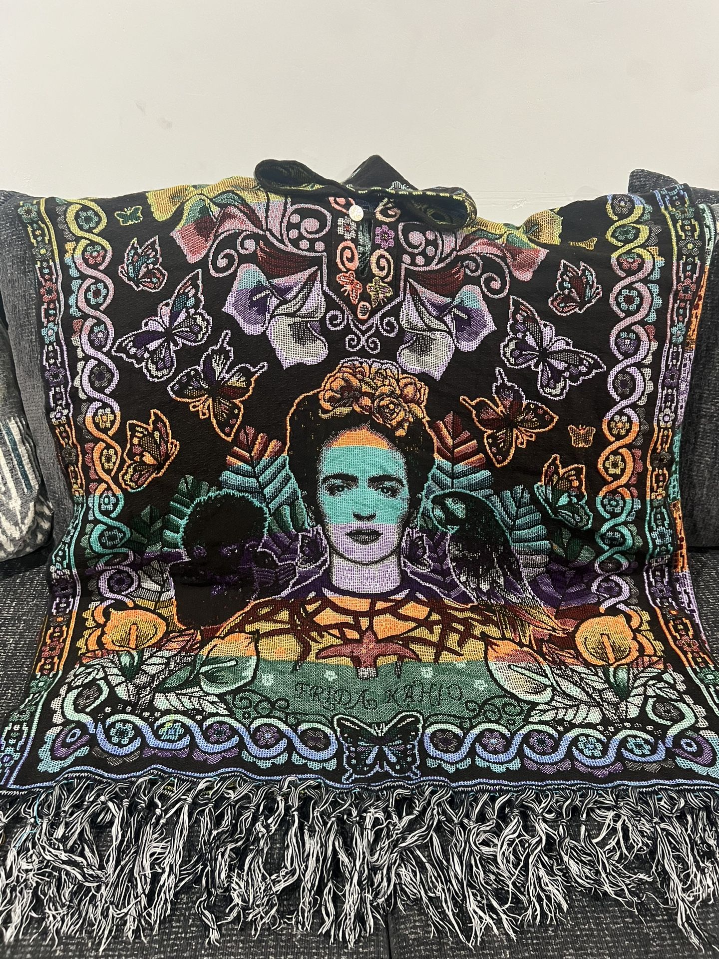 Frida khalo Poncho From Mexico