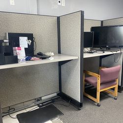 Office desks & small multi cubicles