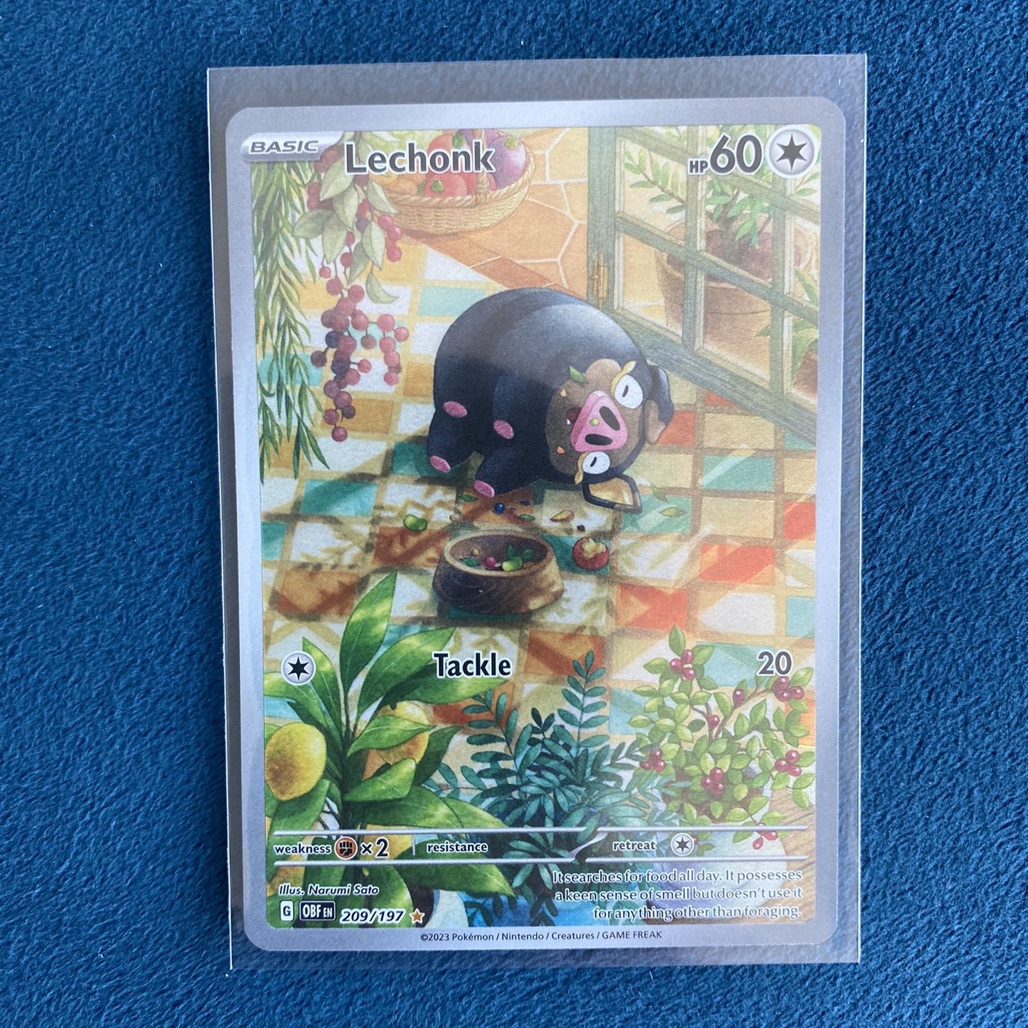 lechonk pokemon card Lechonk V gx vstar ex pokemon custom card holographic