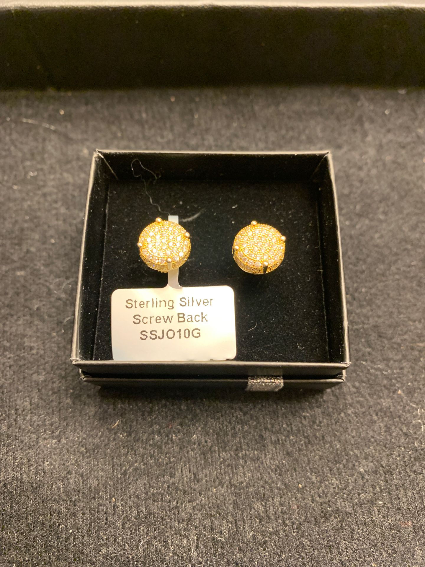 Lab Diamond Earrings w/ screw back for $70!!