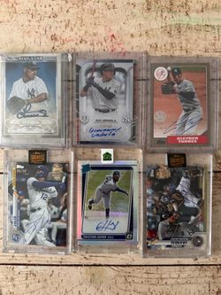 Signed Baseball Cards