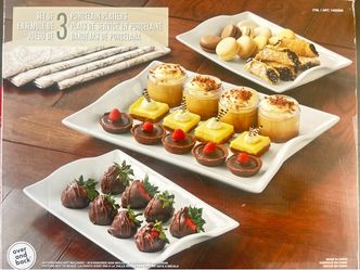 Porcelain Platters Set