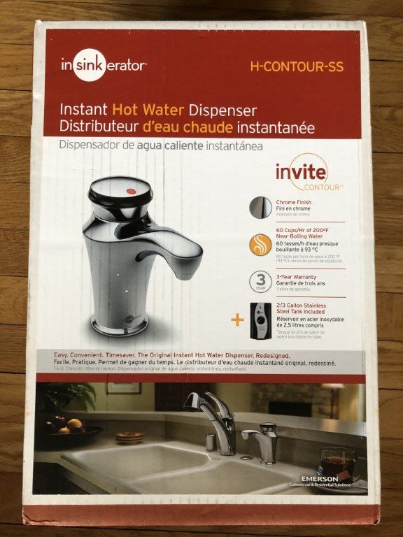 Insinkerator Instant Hot, H-Contour-SS, NEW