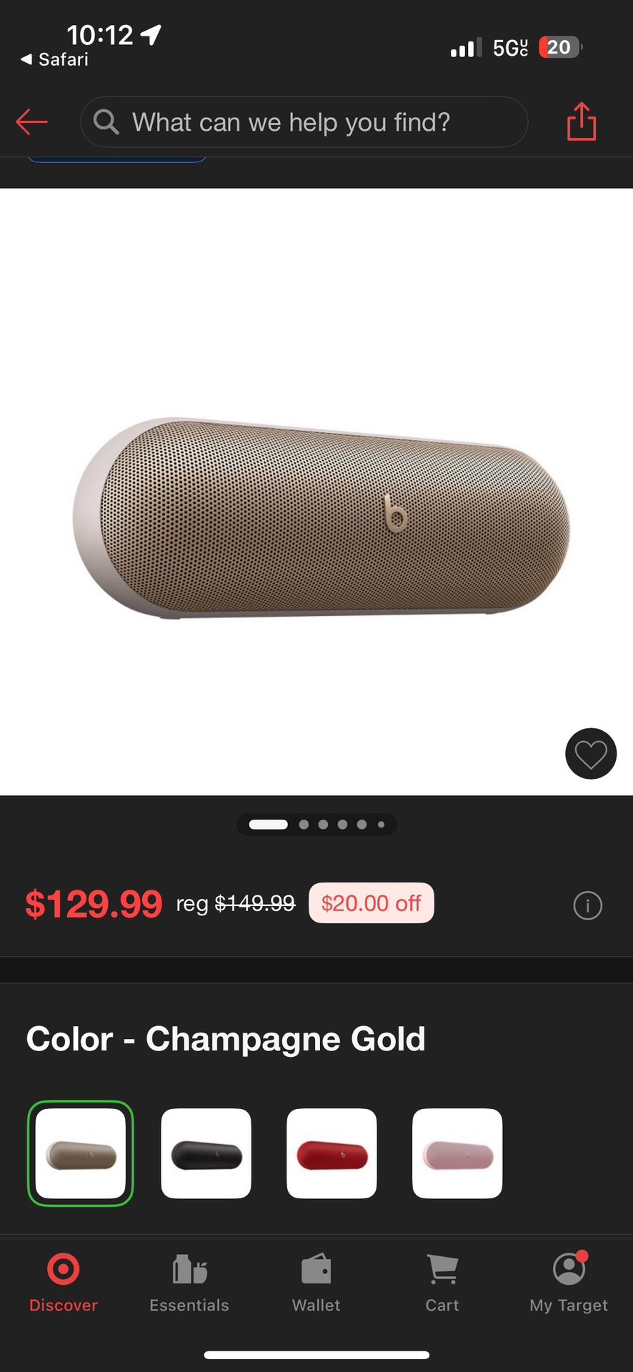 Beats Pill Wireless Bluetooth Speaker