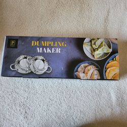 Stainless Steel Dumpling Maker Set – Empanada Press, Dough Cutter, Strainer & Spoon