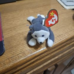 TY Beanie Babies "Nook The Husky" Mint 