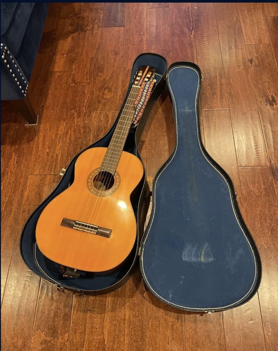 Vintage Sears, Roebuck And Co. Classical Guitar - Made In Japan