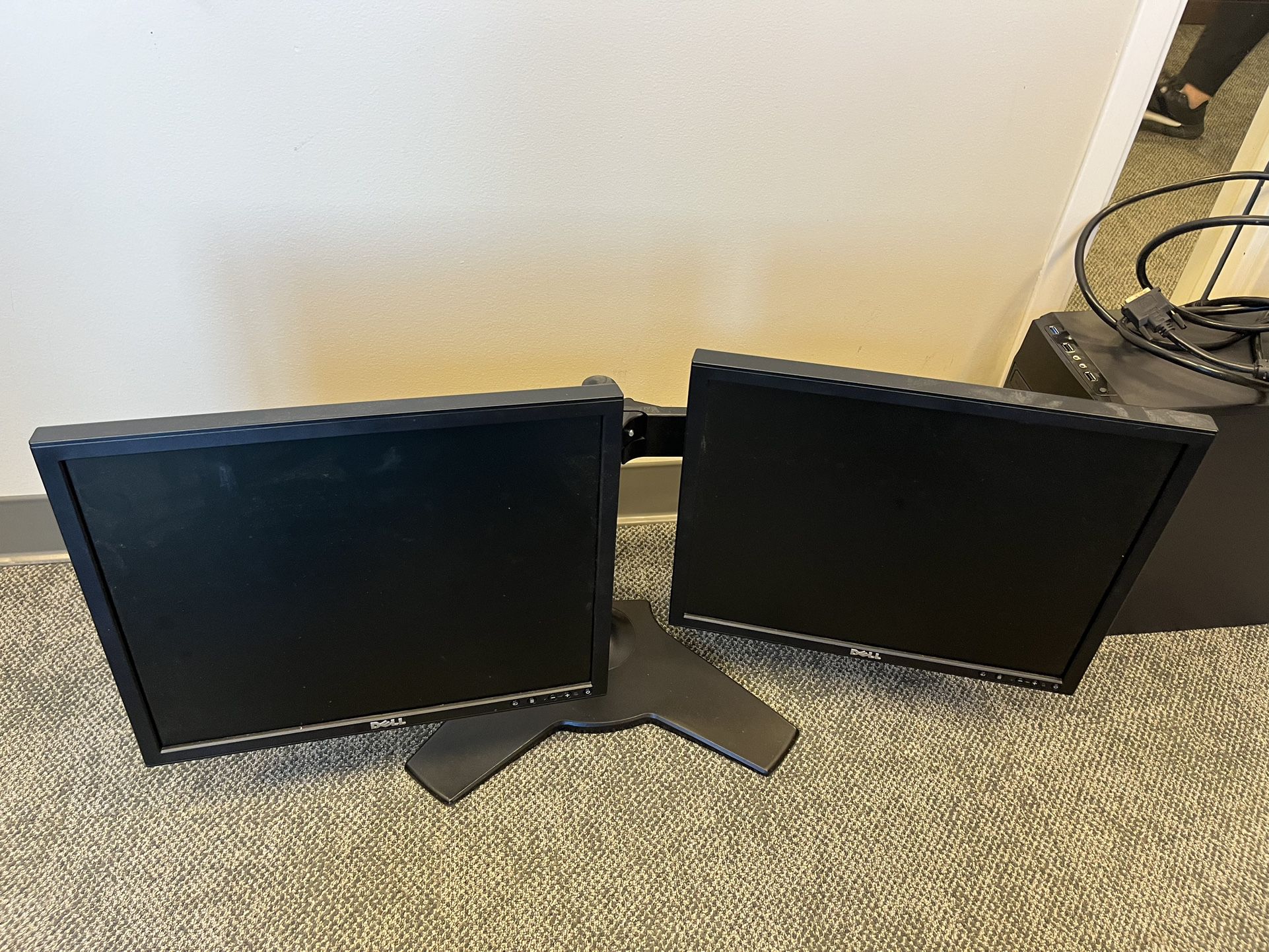 Two 21” Computer Monitors 
