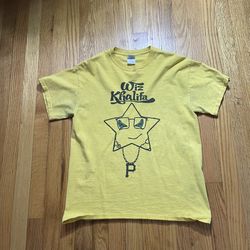 Wiz Khalifa The Boys Of Zummer 2015 CONCERT Tour Shirt SMALL FALL OUT BOY YELLOW