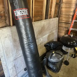 Ringside 100lbs Full Size Punching Bag With Stand And Weights.