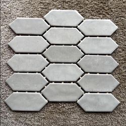 Tile Mosaic Gray Gloss. Size 12x12. Total 12 Sheets