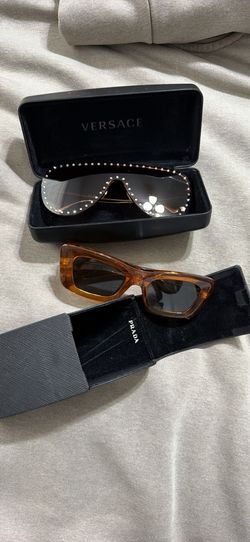 Prada sunglasses women and versace set