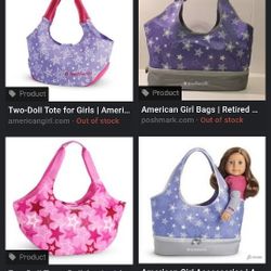 American Girl Tote Bag 
