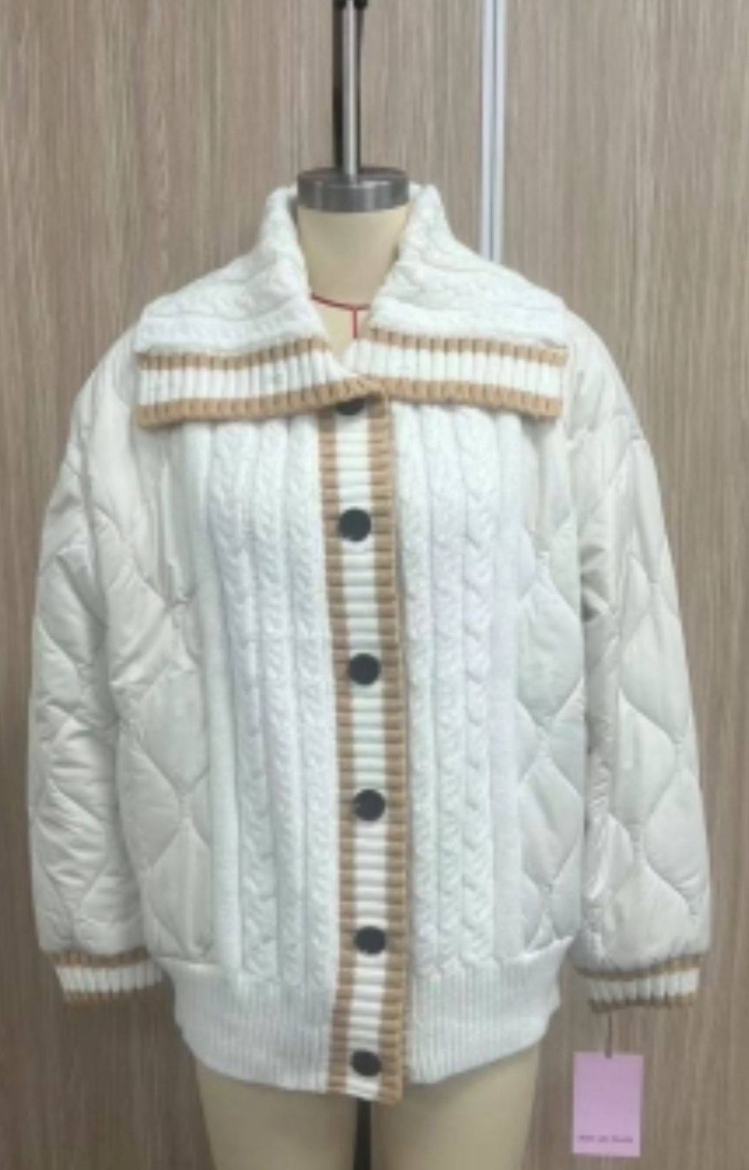 Women MIX MEDIA CARDIGAN JACKET