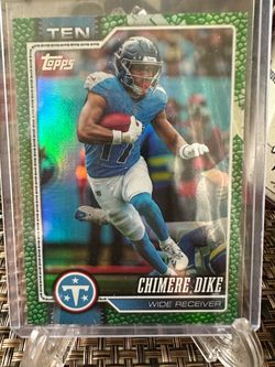 2026 NFL flagship Chimere Dike Foil green 69/99