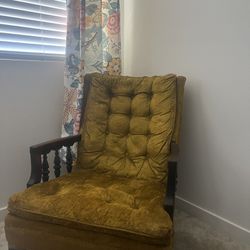 Antique Rocking Club Chair