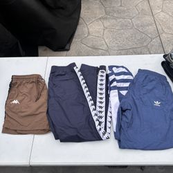 Kappa, Adidas Track Shorts And Jackets