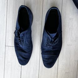 Burberry Dressing Shoes Blue Navy Size 42 