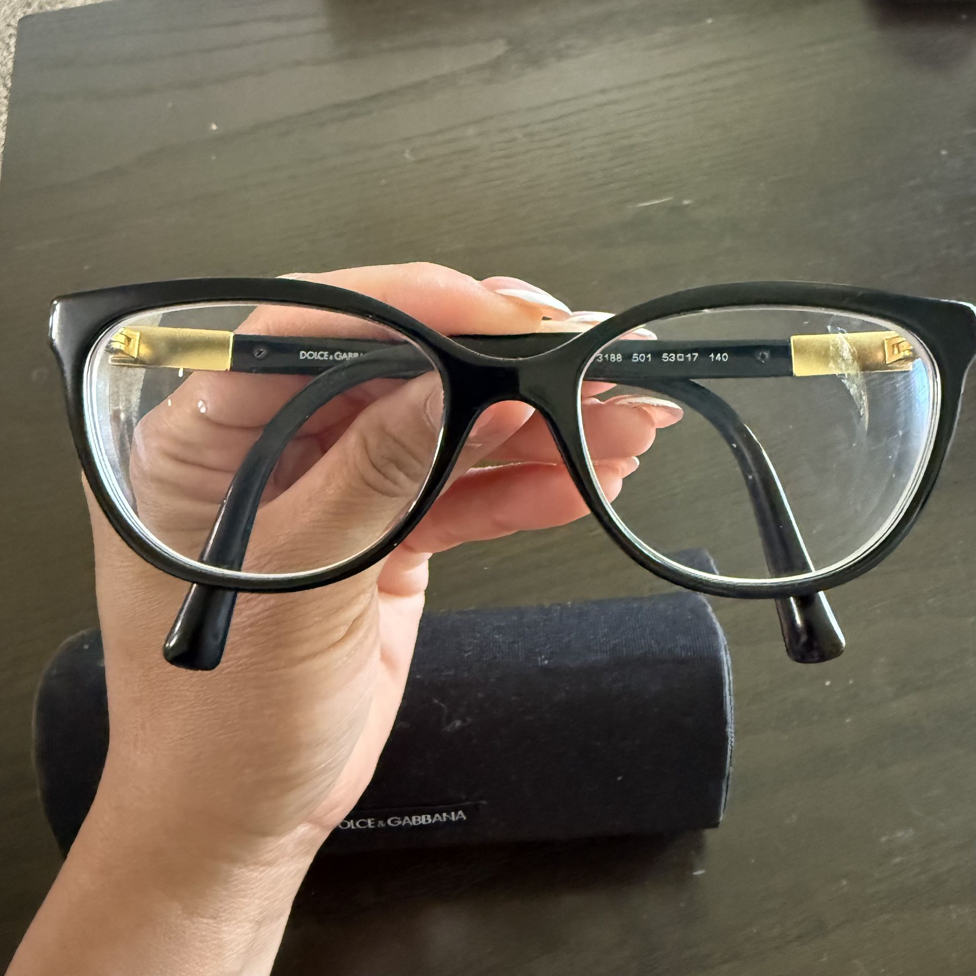 Dolce Gabbana 3188 501 53 17 140 Prescription Women's Eyeglass