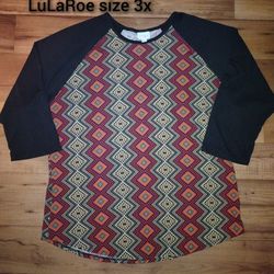 LuLaRoe Women's Plus Size Top Size 3x