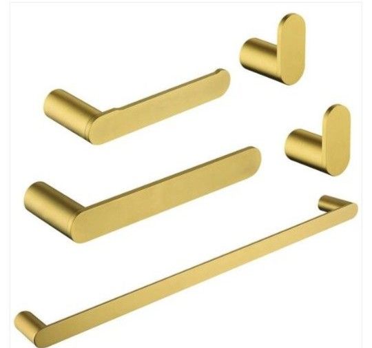 Hardware Accessory Set Luxury In Brushed Gold