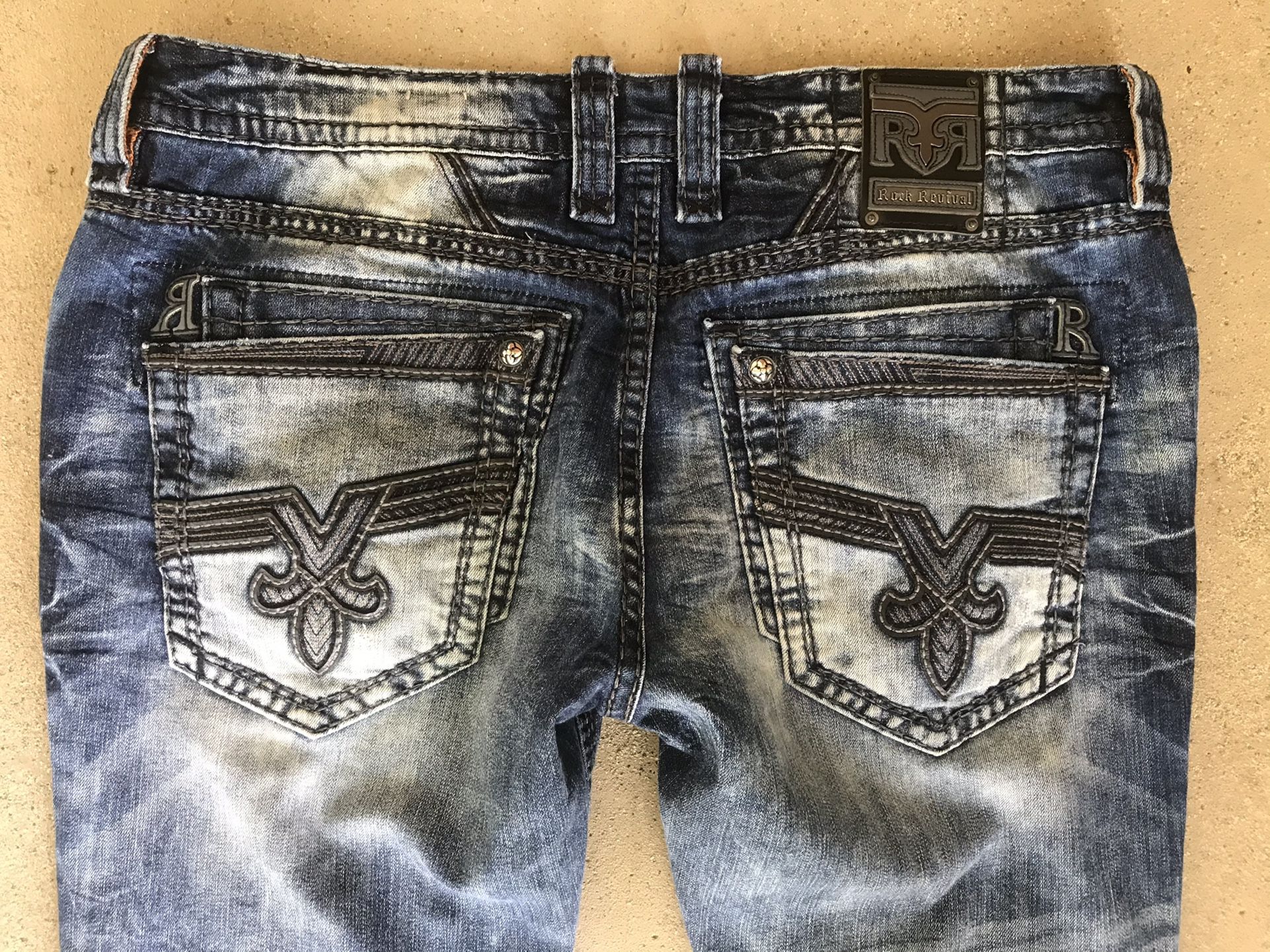Rock Revival Mens Jeans Size 38