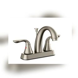 Glacier Bay
Ivie 4 in. Centerset 2-Handle Bathroom Faucet in Brushed Nickel