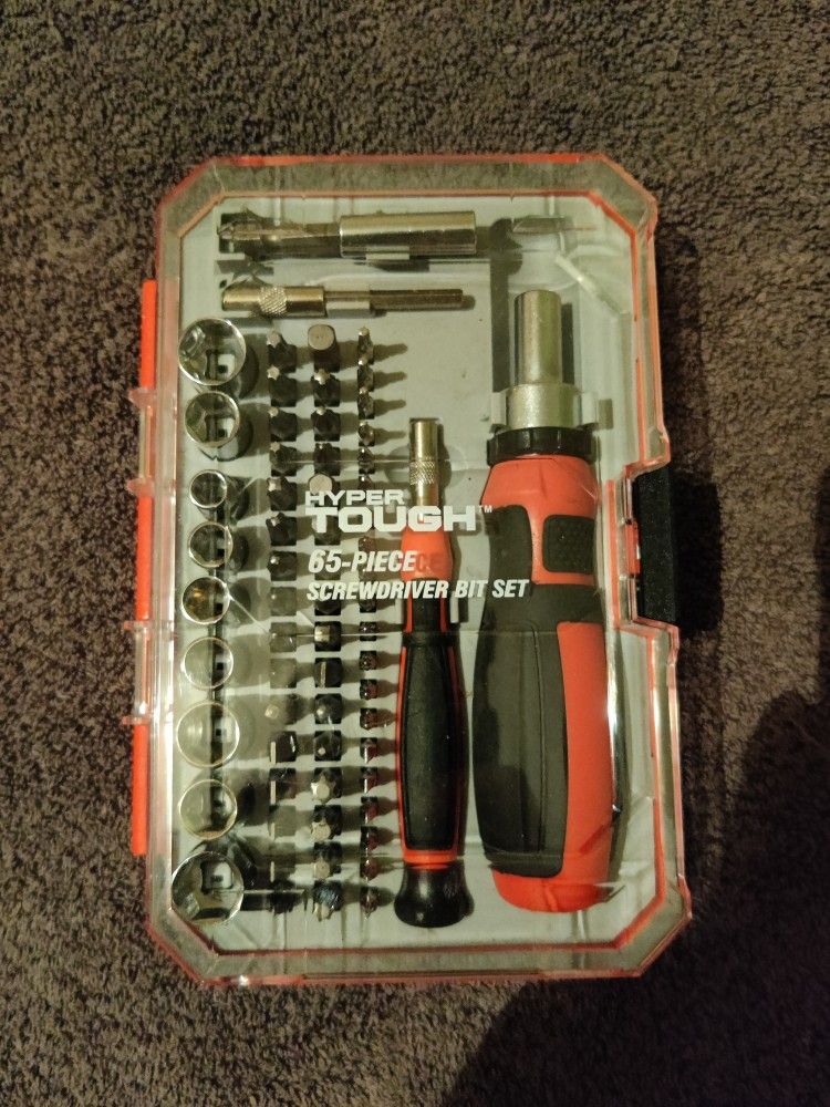 Hyper Tough 65-piece Screwdriver Bit Set