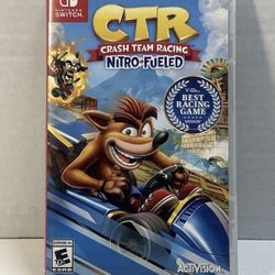CTR : Nitro-Fueled - Nintendo Switch. CIB 