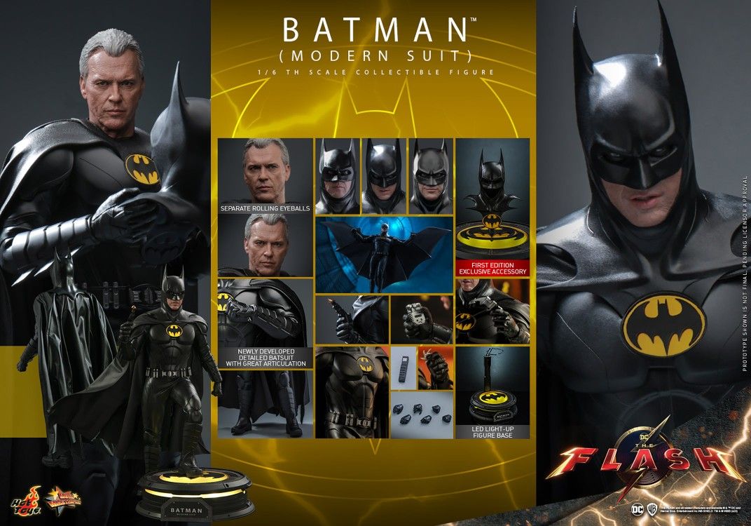 Hot Toys MMS712 Batman (Modern Suit) The Flash Movie 1/6 Figure